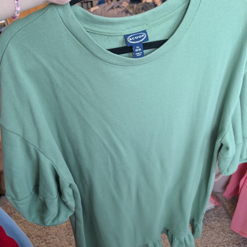 Casual Green Mini Dress - Picture 6 of 6